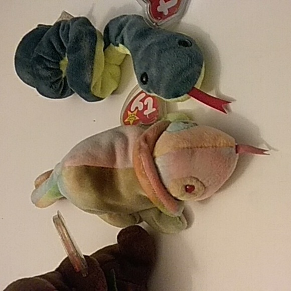 Bundle 4 Ty Beanie Babies with tags Retired rare excellent condition 1990's - Picture 4 of 5